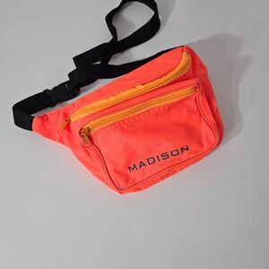 "Madison" bright orange fanny pack